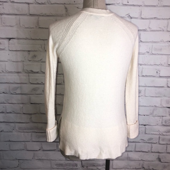 JCrew Wool Alpaca blend cream sweater. XXS - Picture 5 of 7